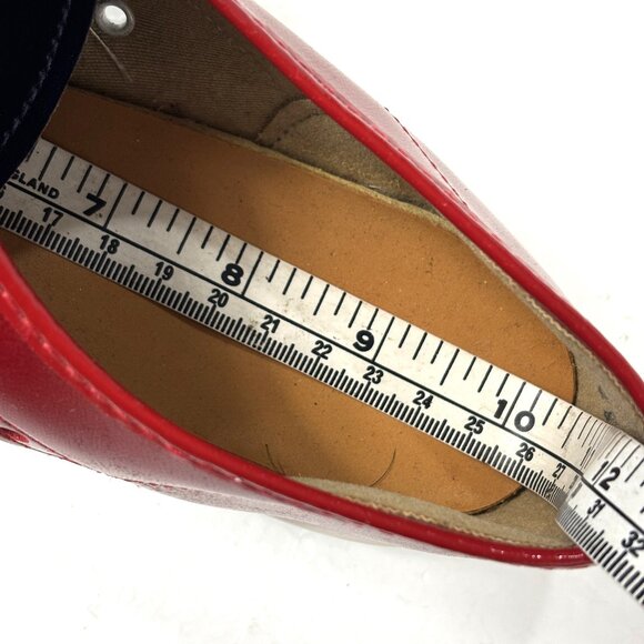 Brunswick Bowling 50’s Style Saddle Shoes Red Blue VTG - Picture 14 of 15